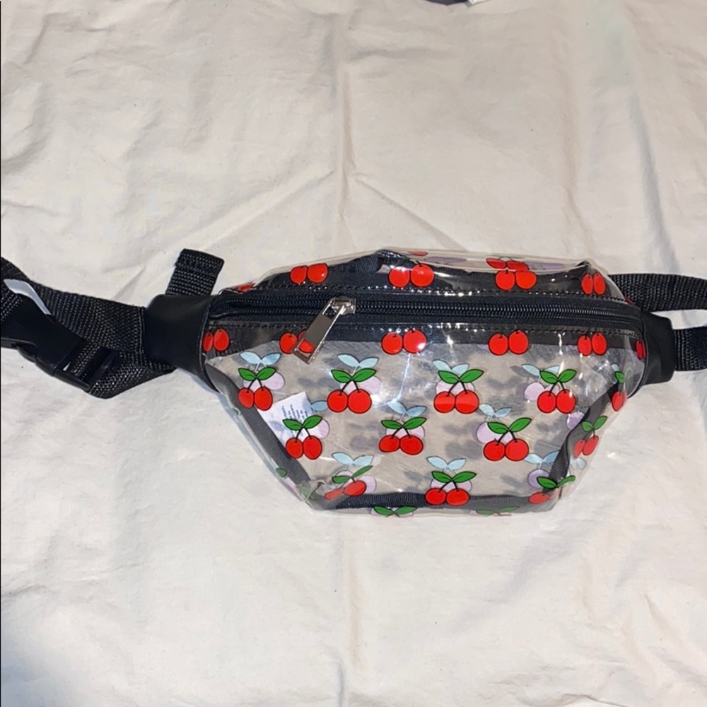 (3/$25) Arizona Jean Co- Clear cherry Fanny pack